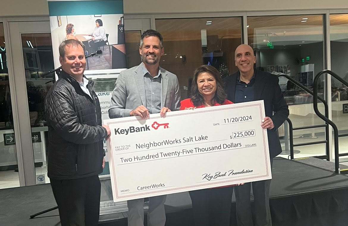 KeyBank Awards a $225,000 grant to NeighborWorks Salt Lake